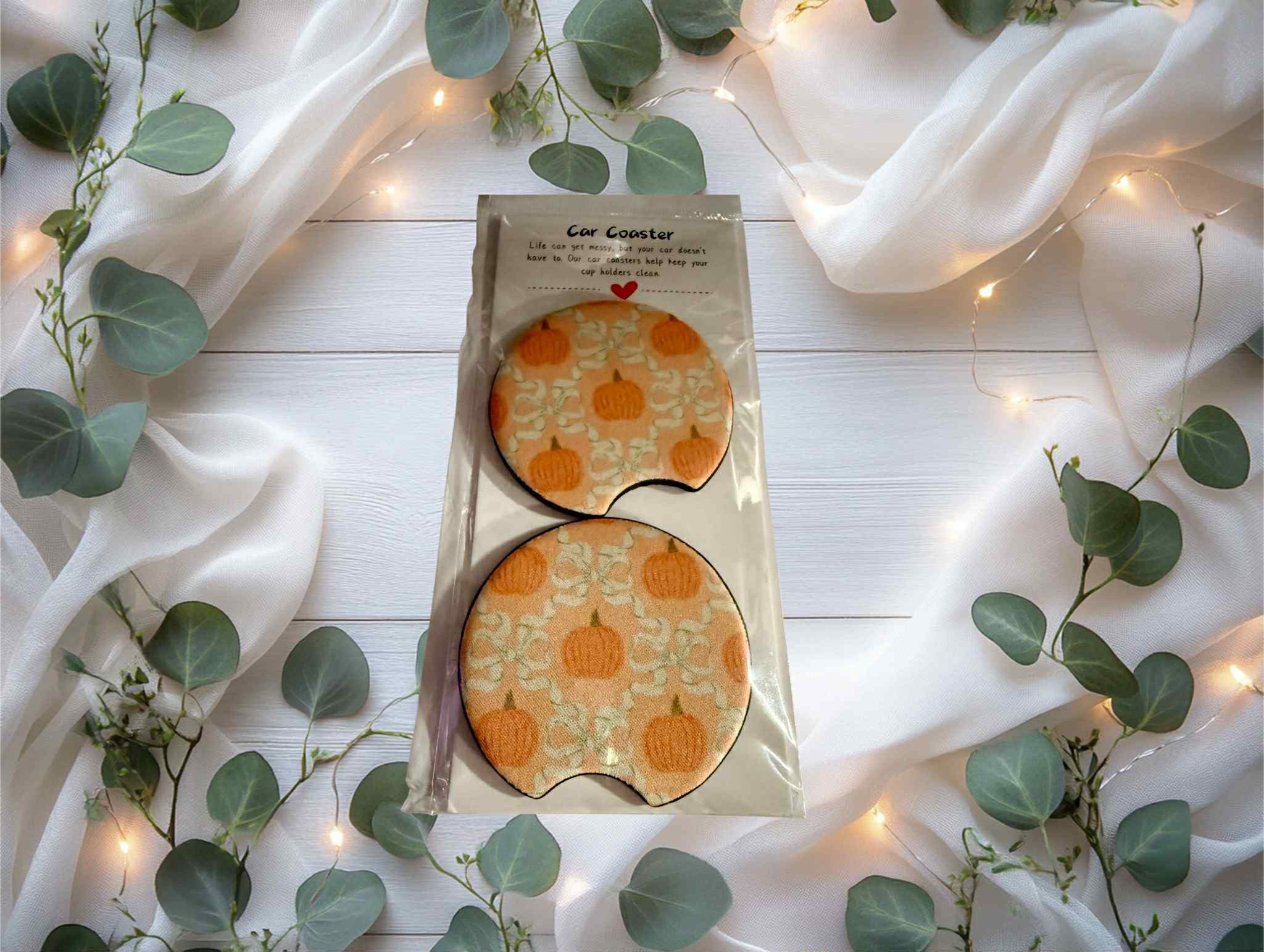 Orange & White Pumpkin Coquette